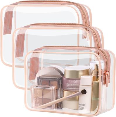 Transparent PVC Cosmetic and Storage Bag Set