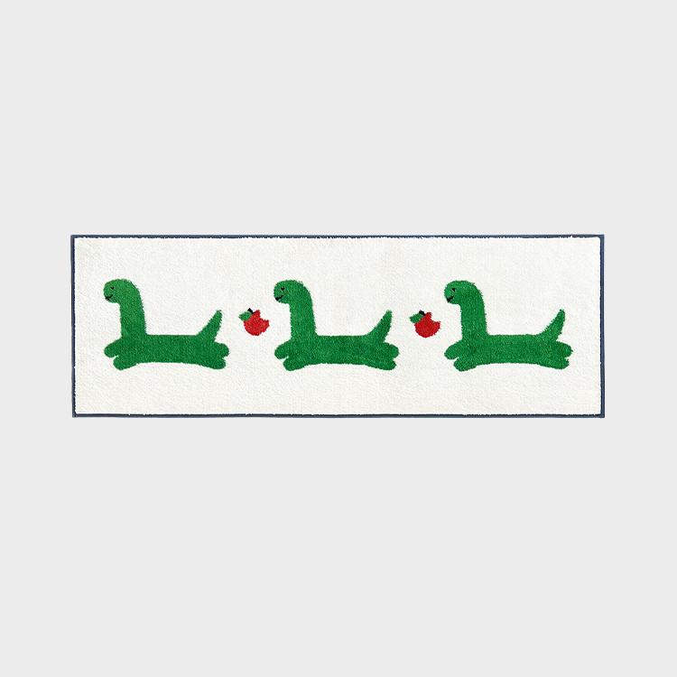 LINE FRIENDS Jo Guman Brachio Kitchen Mat (Option: Apple/Skate)
