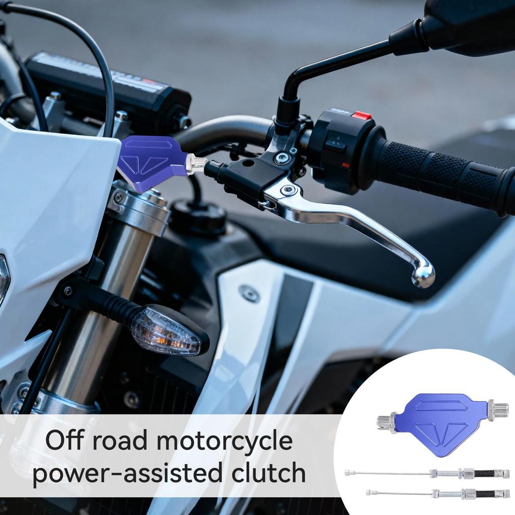 Motorcycle Stunt Clutch Replacement Stunt Replacement With Cable Aluminum Alloy Easy Pull Clutch System For Motocross Trail