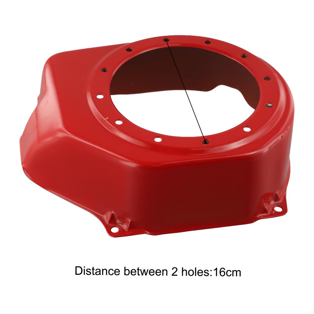 Iron Red Recoil Starter Cover For GX160 For GX200 Cooling Fan Cover Recoil Pull Starter Cover 6.5 Horsepower Garden Tool Parts