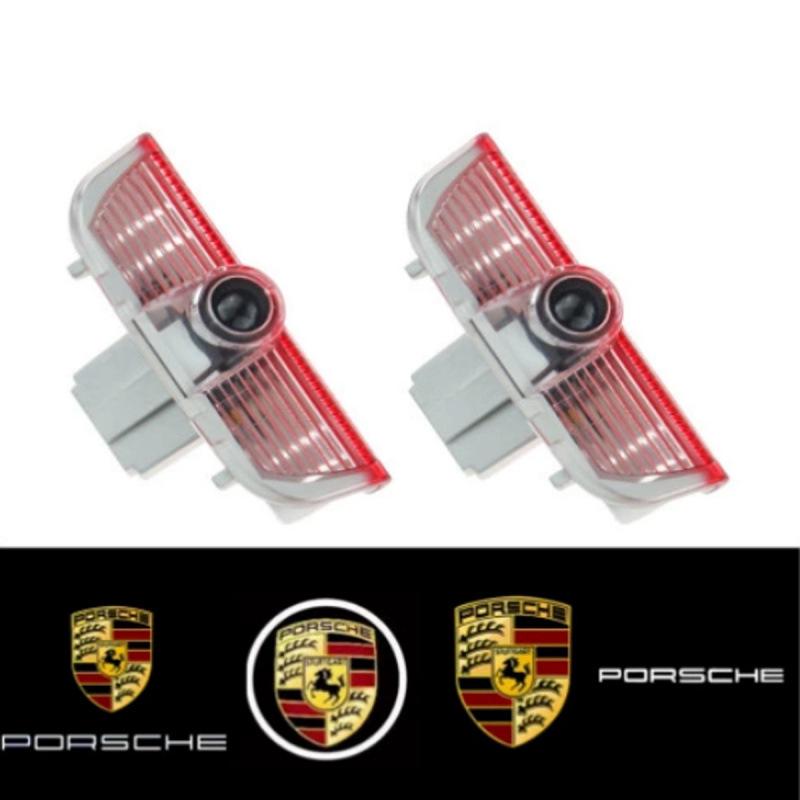 Welcome Door Projector Light for Porsche Cayenne, Panamera, 718, Taycan, Macan - Compatible for Modification