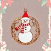 Charming Festive Ambiance Christmas Ornament Wooden Decorations