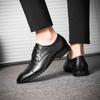 Genuine Leather Mens Casual Shoes Business Formal Shoes Evening Dress Crocodile Pattern Luxury Shoes Designer Plus Size 48 49 50