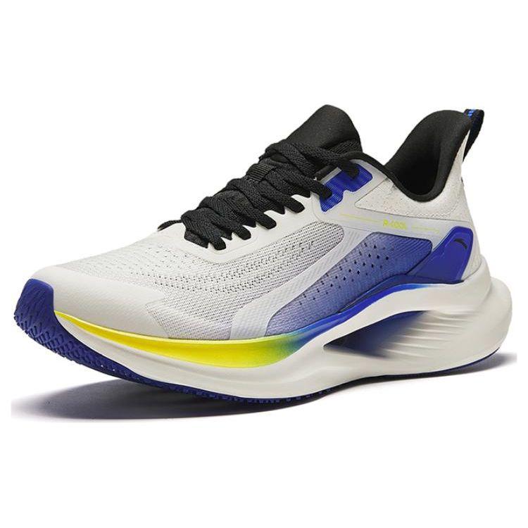 Anta Wind Control Mesh Comfortable Commuting Shock Absorbing Lightweight Breathable Low Top Running Shoes Men sneaker White Blue Black 912425506-2