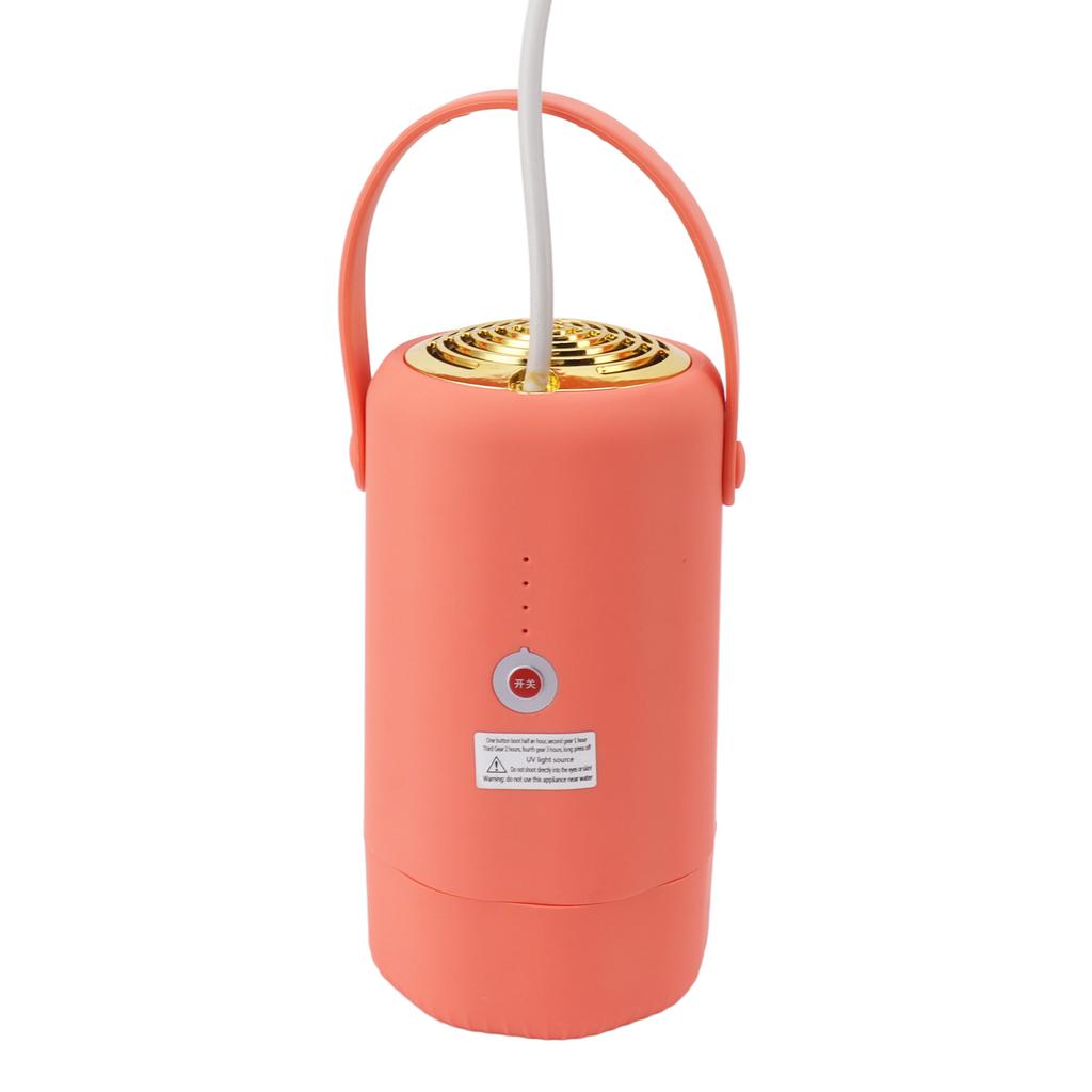 Portable Dryer Home Small Dryer Orange Portable Clothes Dryer for Home and Traveling UK Plug 220V