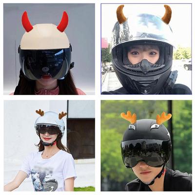 Helme mit Hirschgeweih, Helme, Hörner, Motorrad-Schutzhelm-Zubehör, süße Dekorationen für Snowboarden, Pendeln, Reisen, Erwachsene