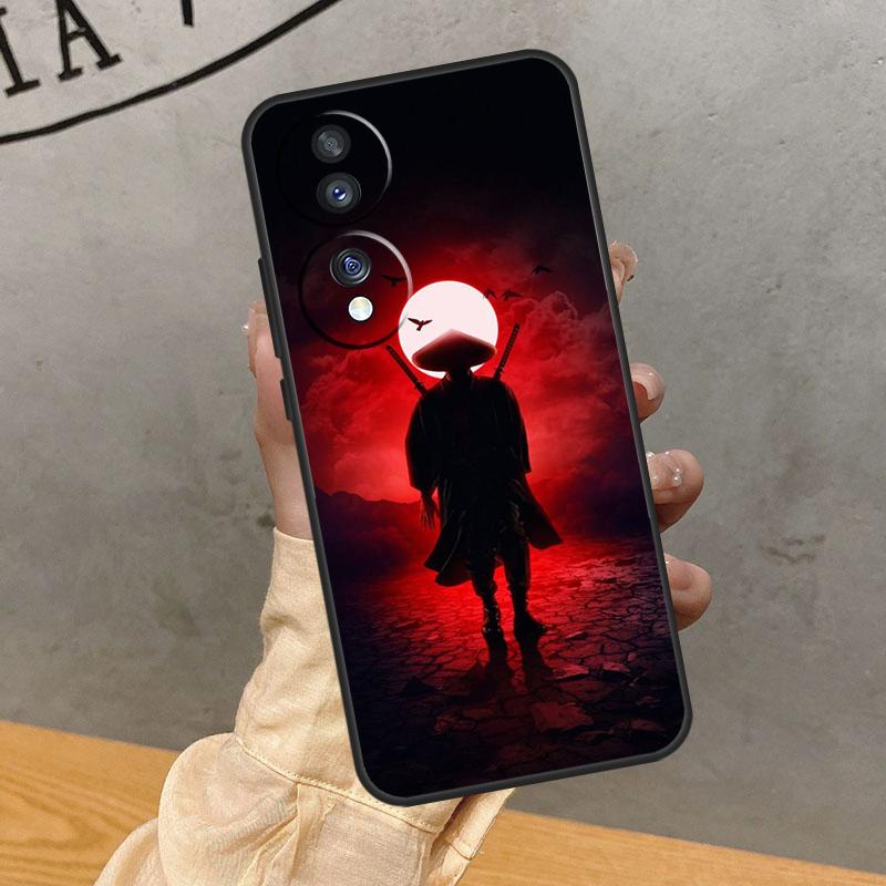 Anime Japanese Samurai Case For Honor Magic 7 Lite 5 6 Pro Cover For Honor 200 400 50 70 90 X9 X8a X8b X9a X9b X9c
