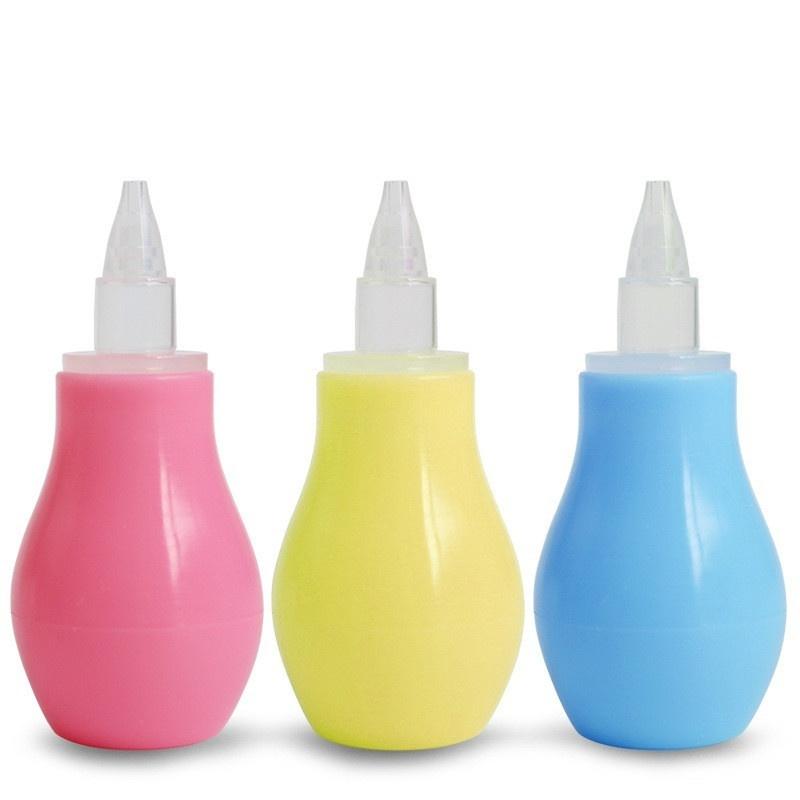 Newborn Baby Infant Nose Aspirator Toddler Nose Cleaner Infant Snot Vacuum Sucker Soft Tip Cleaner B
