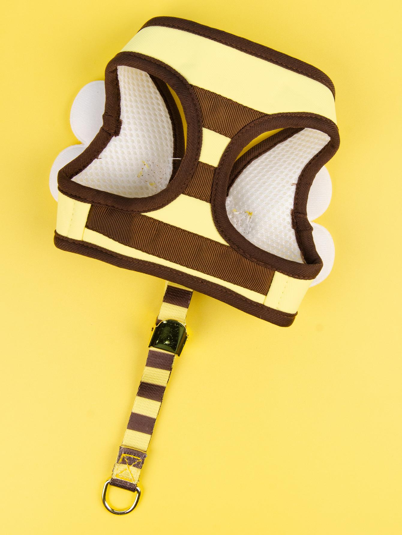 

[Популярный выбор] Шлейка и поводок для маленьких собак Step in No Chock No Pull Soft Mesh Bee H S