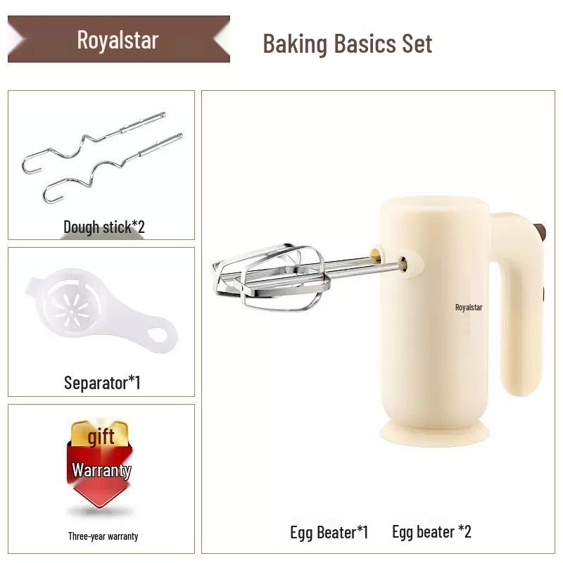 Rongshengda Electric Egg Beater & Whisk - Cake Mixer & Cream Whipping Machine