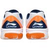 Li Ning Slip Resistant, Abrasion Resistant, Breathable, Lightweight Low Top Badminton Shoes Unisex White Ice Orange AYTS061-1