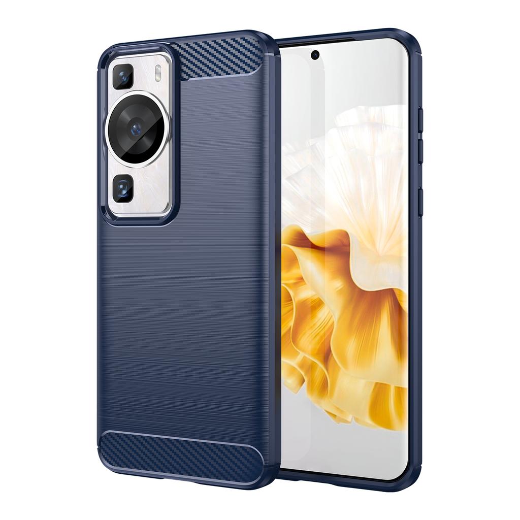 Stoßfeste Handyhülle für Huawei P60 Pro P60pro Luxus Silikon Rückseite für p60 Weiche Kohlefaserhüllen Coque Fundas
