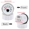 A 52mm Marine Auto Voltmeter Gauge 8-16/16-32 Volts Voltage Gauge for Universal Car Caravan Marine Boat Red Backlight Volt