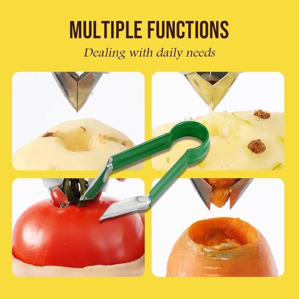 Stainless Steel Strawberry Corer Tool Kitchen Tool Pineapple Cutter New Fruit Corer