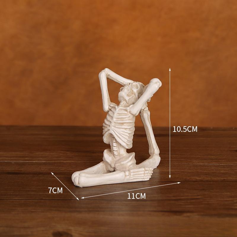 Skull Resin Ornament Skull Ghost Festival Desktop Entrance Decoration Gift Ornament