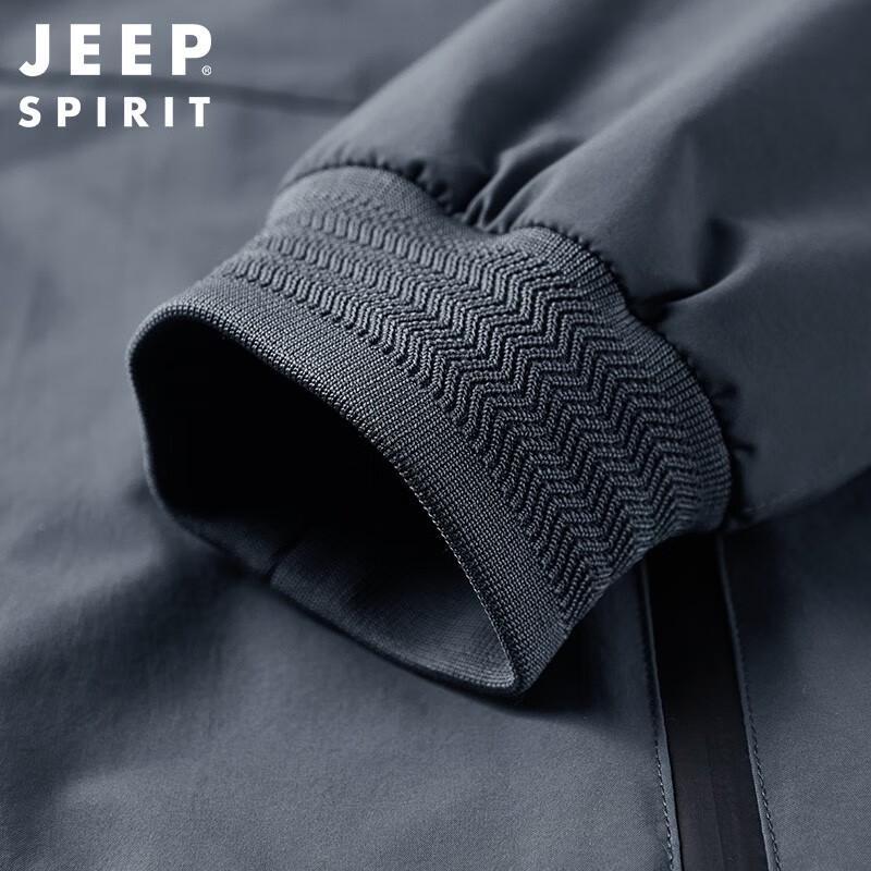 JEEP SPIRIT Men's Casual Stand Collar Jacket