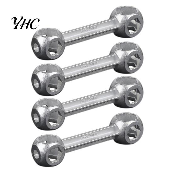Cycling Bicycle Wrench 1/2/3/4/5Pcs 10-In-1 Multi-function 6-15MM Bone Shape Hexagon Bike Repair Spanner Holes Torque Tool Zinc Alloy
