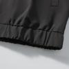 European-American Color Block Men's Stand-Up Collar Jacket - Trendy Autumn/Winter Outerwear