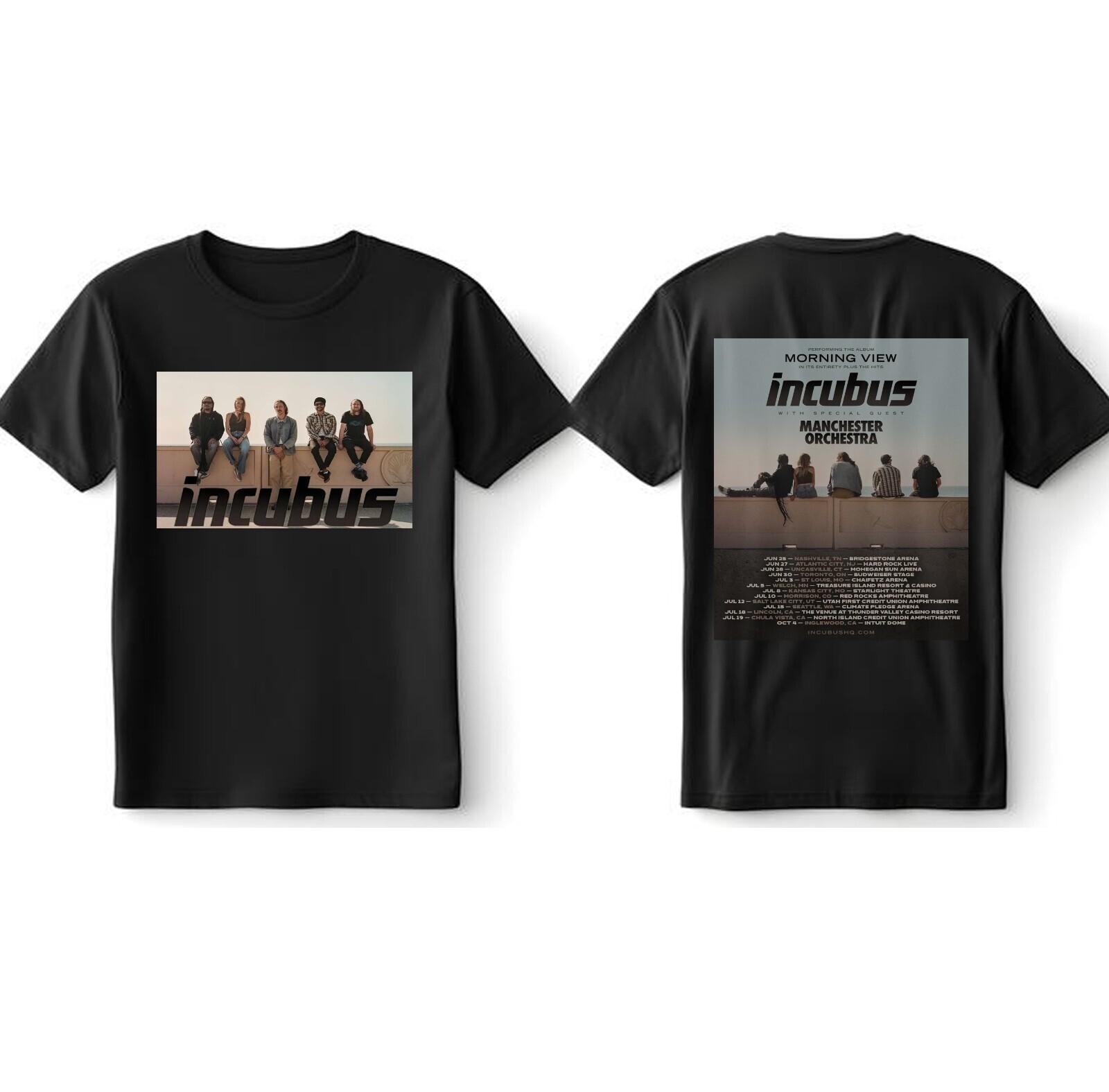 INCUBUS Morning View + The Hits Tour US 2026 T Shirt Gift for Fan. L