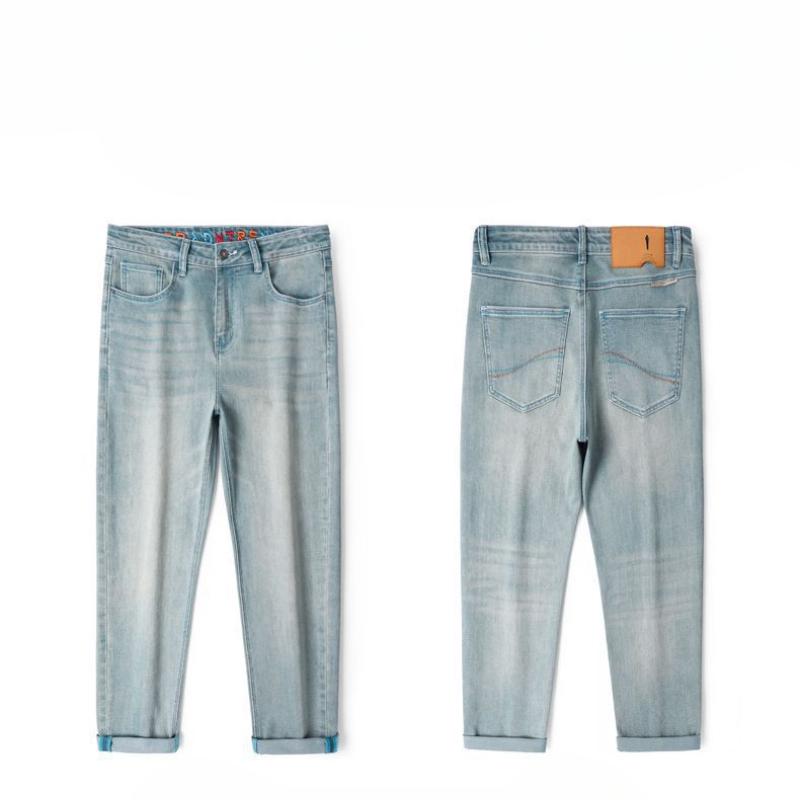 Harem Jeans Men's Spring Cotton Elastic Harem Trousers Men's Loose Spring American Big Cow Casual Pants Men's Spring