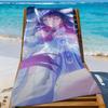 Columbina Genshin Impact Towel Sports Quick Dry Travel Camping Gear Sandproof Soft Light Large Beach Towel