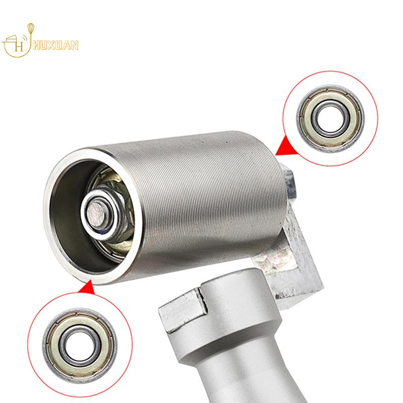 35/40mm Flachdruckrolle aus Edelstahl für Tapetenfugen DIY Tapetennähtool Farbplatte Handrad Rollen