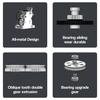 Hardened Steel Gear Extruder Kit, High Efficiency Extrusion and Long Lasting Performance with Extruder Hot End Gear Kit, for HGX LITE 2.0,