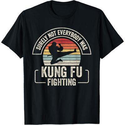 Retro Vintage Na pewno Nie Wszyscy Walczyli Kung Fu T-Shirt(1)
