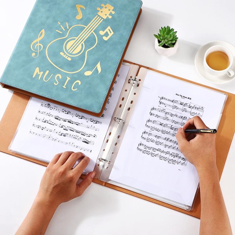 Paper Document Storage Folder Music Sheet File Holder Home School Office Supplies Piano Score Folder A4 Size 40 Pockets