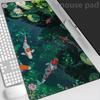 Koi Fish Mousepad Japanese Desk Mat XL boho nature mouse pad xxl extra large gaming deskmat anime aesthetics multiple sizes mats