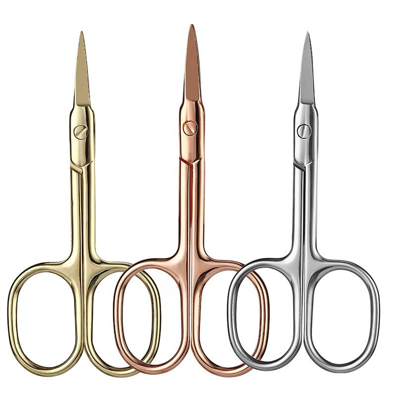 Beck -Tip Rose Gold Stainless Steel Makeup ,Cut Eyebrows ,Cut Nose Hair ,Eyebrows ,Beard ,Dead Skin Small Scissors