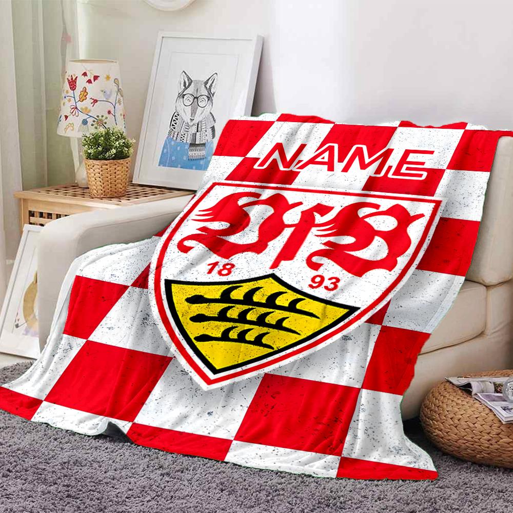 Custom Name Atletico Madrid Crest blanket for Couch & Bed, Plush Cozy Fuzzy Blanket Super Soft & Warm Blankets for Fall and Winter. 0908250