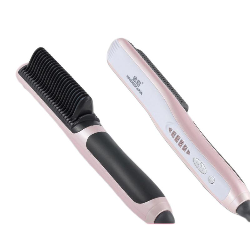 

Профессиональный PTC нагрев Горячий Электрический Анион 2В1 Инструменты для укладки Турмалиновая Расческа-выпрямитель для волос Щетка Выпрямитель Завивка