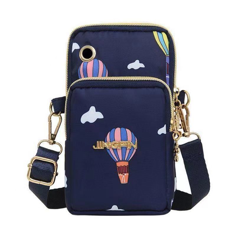 

2024 Новое поступление Сумка для мобильного телефона Женская сумка кроссбоди Мини-сумка Летняя универсальная парусиновая сумка Вертикальный клатч Кошелек для монет Женский Blue Balloon