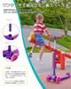 RideVOLO Kick Scooter for Height LED Perfect for Girls and Birthday Kids 3-Stage Adjustment, Light-Up Wheels, Lightweight, Boys, Gift/Present