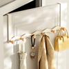 Wave Shaped Door Hook Bedroom Door Back Hanging Hanger Living Room Key Coat Hook Punch-Free Wall Mounted Wooden Hooks Wall Decor