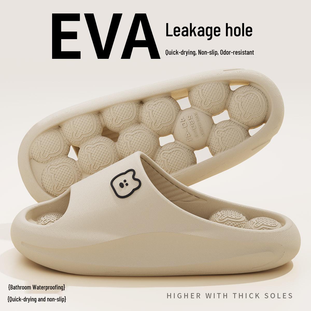 Eva Men s  Women s Non-Slip Water-Draining Soft Sole Sandals 36~37 хаки