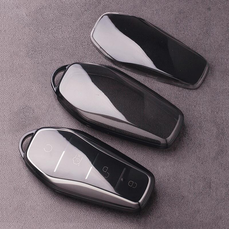 Etui na kluczyk typu karta BYD Seagull do Destroyer 05, Yuan Plus, Dolphin, Song Plus DMI i klamra Seal