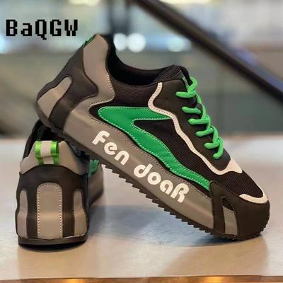 Designer Luxus Herrenschuhe Dicke Sohle Plateau Schuhe Bequeme Atmungsaktive Klobige Sneakers Schuhe Männlich Lässige Klobige Schuhe