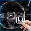 1pc ABS Car Steering Wheel Center Emblem Sticker For Honda Civci CRV Accord Mugen Prelude FIT City CRZ CRX Jazz D-series B-series H