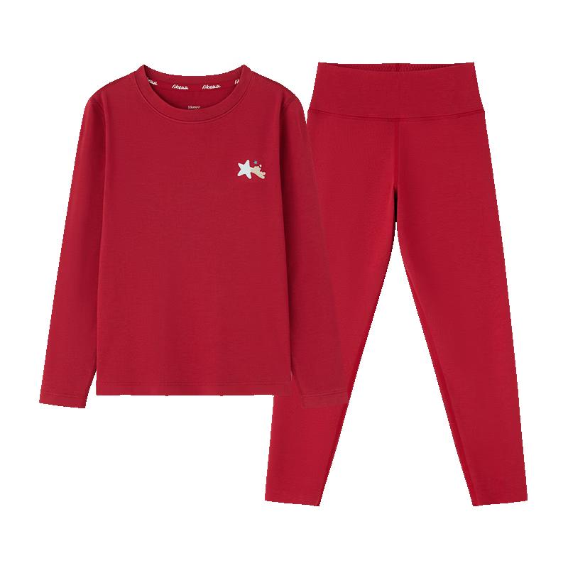 Like uu Kids  Red Thermal Underwear Pajama Set 160