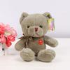 Button Five Color Bear Plush Toy Stuffed Animal Colored Teddy Bear Claw Machine Doll for Kids and Adults