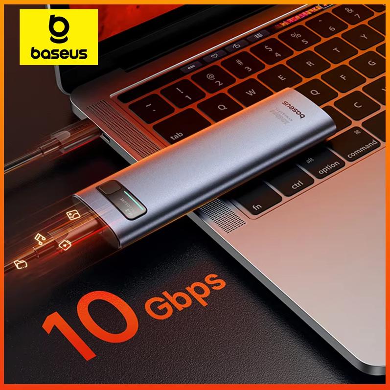 Baseus M.2 Dual Protocol Hard Disk Box Type-C/USB3.2 External Mobile M2 Hard Disk Box SSD Solid State Universal Apple Laptop