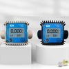 Liquid Flow Sensor Meter 10-120L/min Flowmeter with LCD Display for Diesel-Fuel Water DN25 Electronic Turbine-Flow Meter