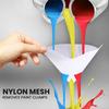 10/20/50Pcs Disposable Paint Filter Paper Purifying Straining Cup Funnel 100 Mesh Conical Paint Filte Mesh Nylon Micron Paper