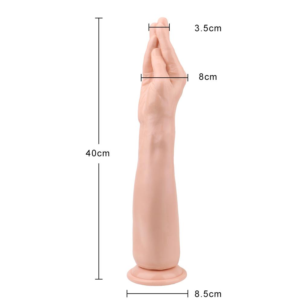 Mano artificiale Spina anale per le donne Dilatatore del culo vaginale Uomini Ano Espansore Grandi dildo Masturbatore femminile Giocattoli del sesso Adulti