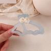 Hair Claw Hollow Butterflies Design 3D Rose Flower Decor Hair Clip Non-slip Teeth