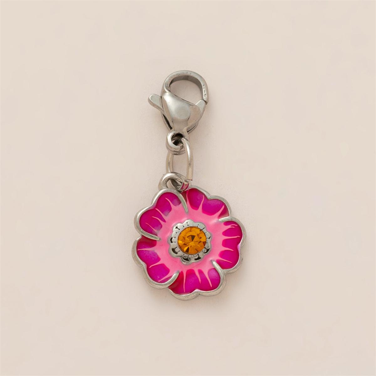 New DIY fashionable daily mushroom butterfly pendant, stainless steel, gold-plated, color retention
