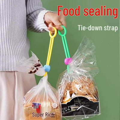 Colorful Multifunctional Kitchen Sealing Clips for Food Preservation and Bundling