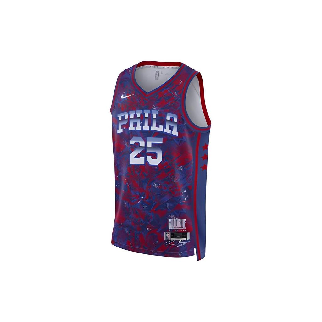 Nike Nba Swingman Fan Edition 76ers Simmons 25 Jersey Men jerseys Purple DA6952-657